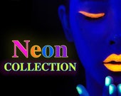 Set of 6 Neon Liquid Eyeliners, Liquid Liners, Smudge Proof, Long Lasting, Matte finish, Neon colors, Neon Pigment, Eyeshadow, Neon Makeup