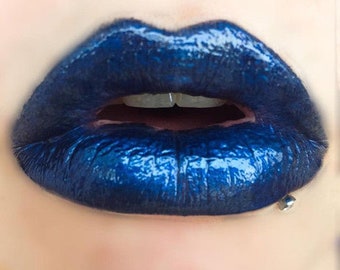 Lip Potion, Blue Lip Gloss, Blue Lipstick,lip Gloss, Lipstick, Liquid Lipstick, High Gloss, Gloss, Glossy, Long Wearing, Shiny Lip Gloss