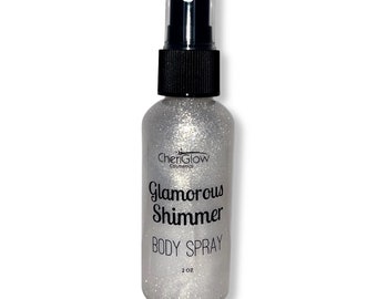 ICEY - Glamorous Shimmer Body Spray, ody Glow - Shimmer Mist - Deslumbramiento - Mica microcristalina - Brillo fino - Glitz - Radiante - Besado por el sol