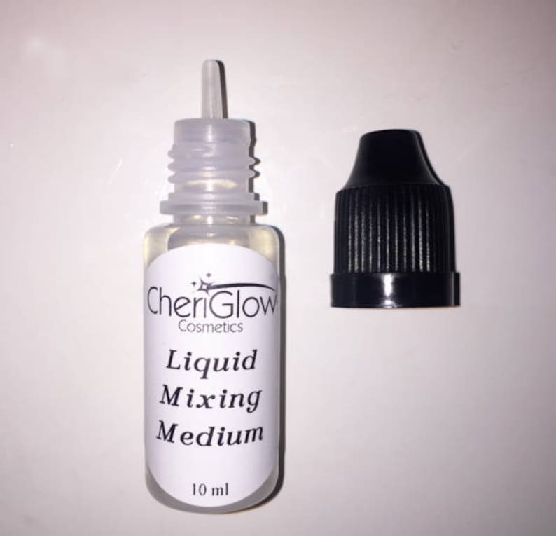 Liquid Mixing Medium, powder mixing medium, makeup primer,setting foiled powder, waterproof mixing medium,make liquid eyeliner, eyeshadow image 1