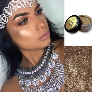 Artemis - Losse Diamant Highlighter - Luminizer - Shimmer Powder - Face Glow - Long Lasting - Burnt Gold - Buttery Sheen