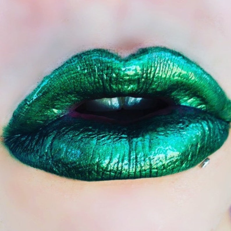 Green Lip Gloss Spirit Lip Potion Green Lipsticklip Gloss Etsy