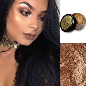 Bronzen Godin - Losse Diamant Highlighter - Luminizer - Shimmer Powder - Face Glow - Long Lasting - Buttery Sheen
