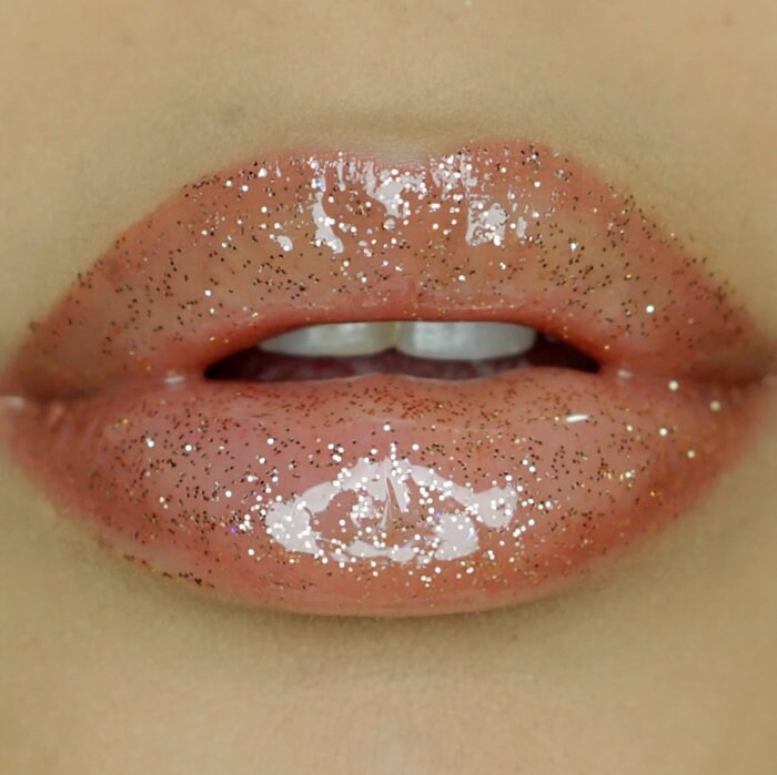 MILLION DOLLAR Gold Glitter Lipgloss, Lipgloss, Lip Gloss, Gold