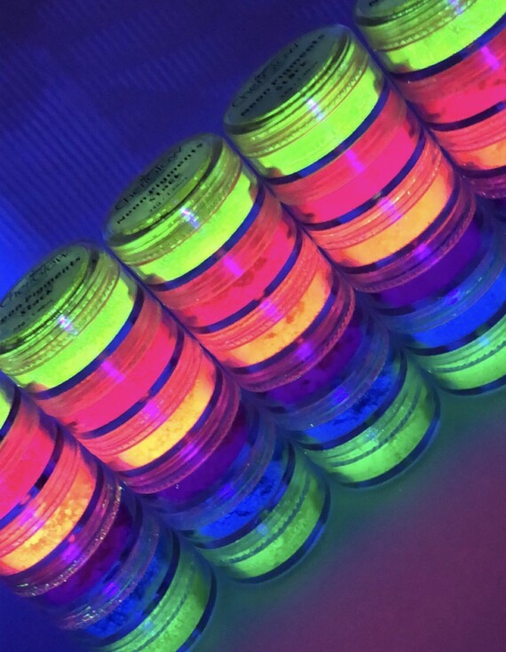6 kleuren Eyeshadows Pigment schaduwen neonkleuren NEON