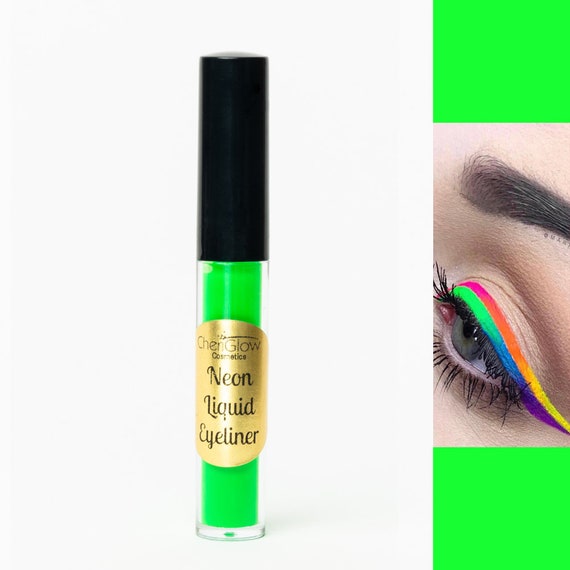 spiller udrydde Uden tvivl Neon Green Eyeliner Water-proof Smudge-proof Long-lasting. - Etsy