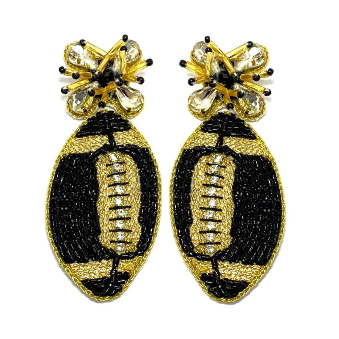 NEW Football Earrings NFL Football Gameday Earrings New Etsy