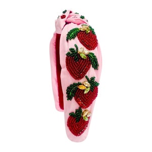 Strawberry Headband, Louisiana Headband, Trendy Headband