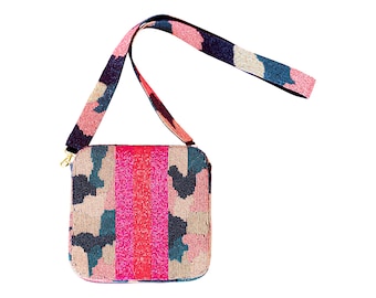 NEUE Camo Seed Bead Box Tasche, Seed Bead Handtasche, handgemachte Handtasche