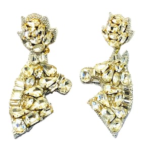 Derby Earrings, Kentucky Derby Earrings, Horse Earrings, Rhinestone Horse Earrings
