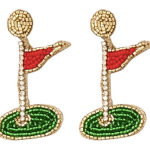 Golf Tee Earrings, Golf Earrings