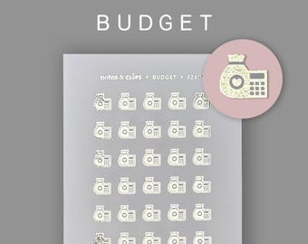 Foiled Budget Planner Stickers