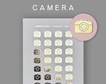 Camera Icon Planner Stickers