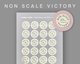Foiled Weight Loss Stickers - Non Scale Victory Awards