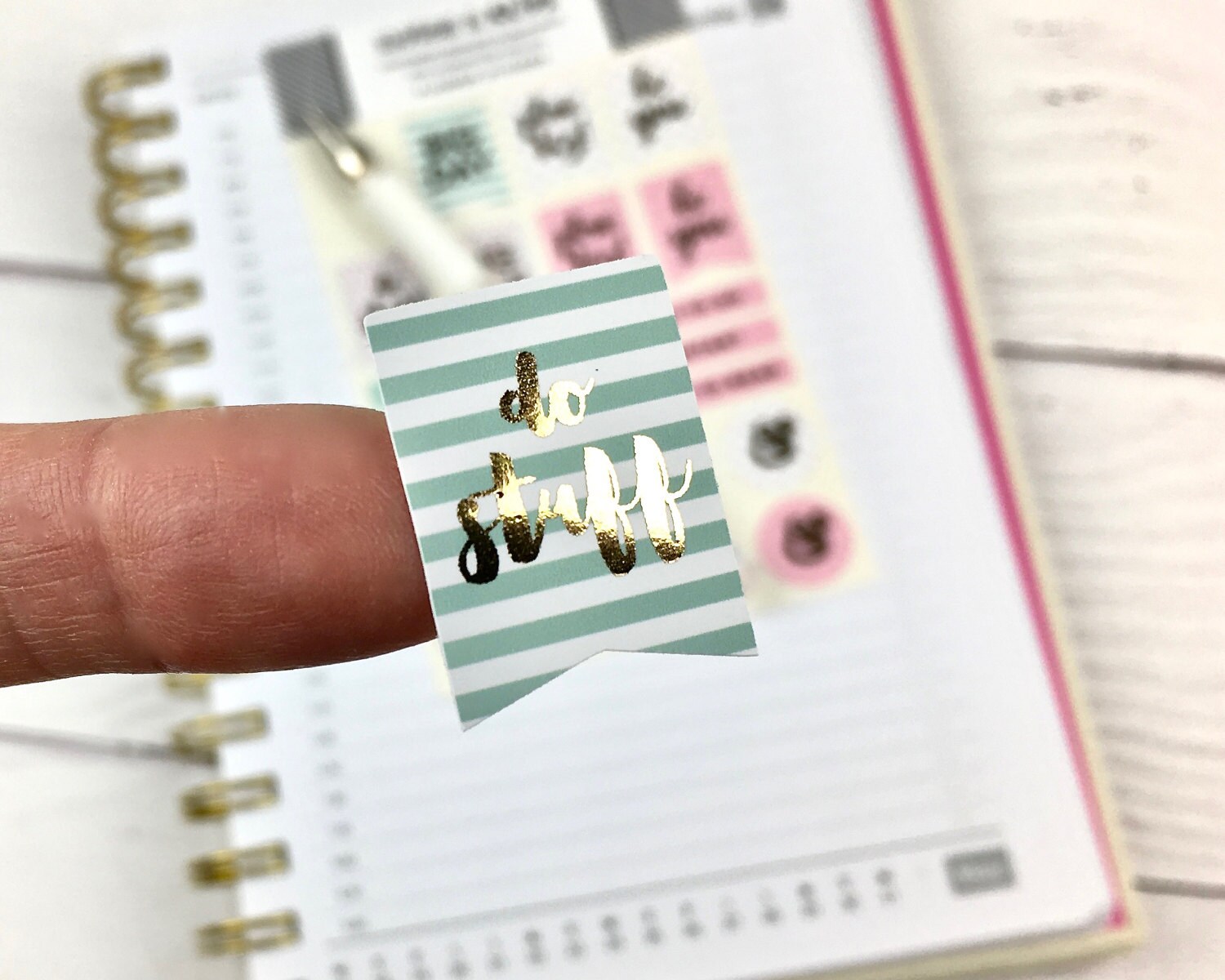 Foil Planner Stickers | Etsy