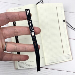 Hobonichi Weeks Day Covers Day Numbers Week Strips Foiled - Etsy