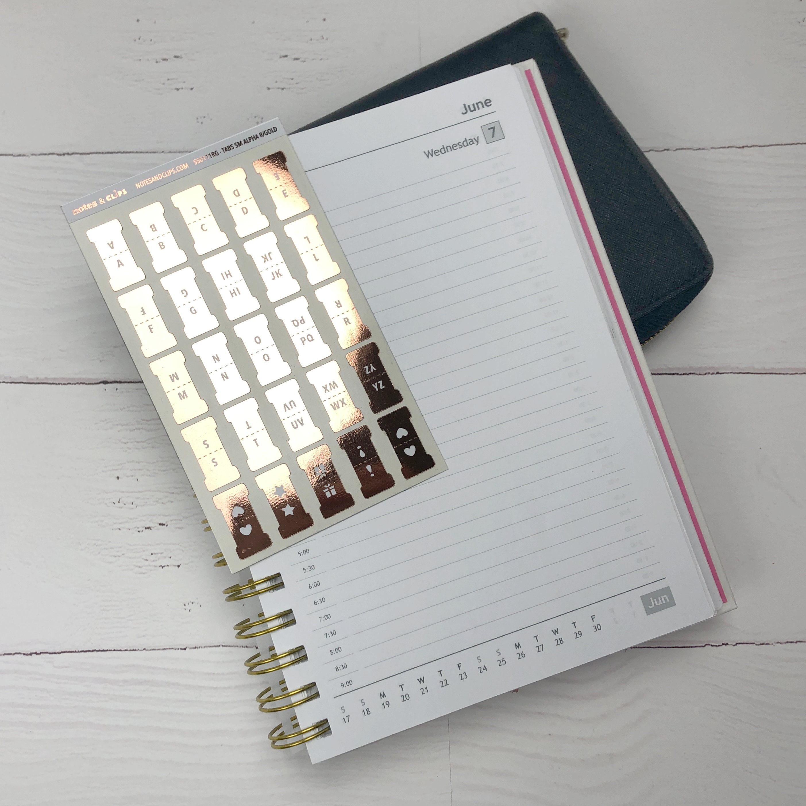 Index Tab Stickers Foiled Tab Stickers Etsy