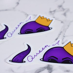 Octopus | Sticker | Crown | animal sticker
