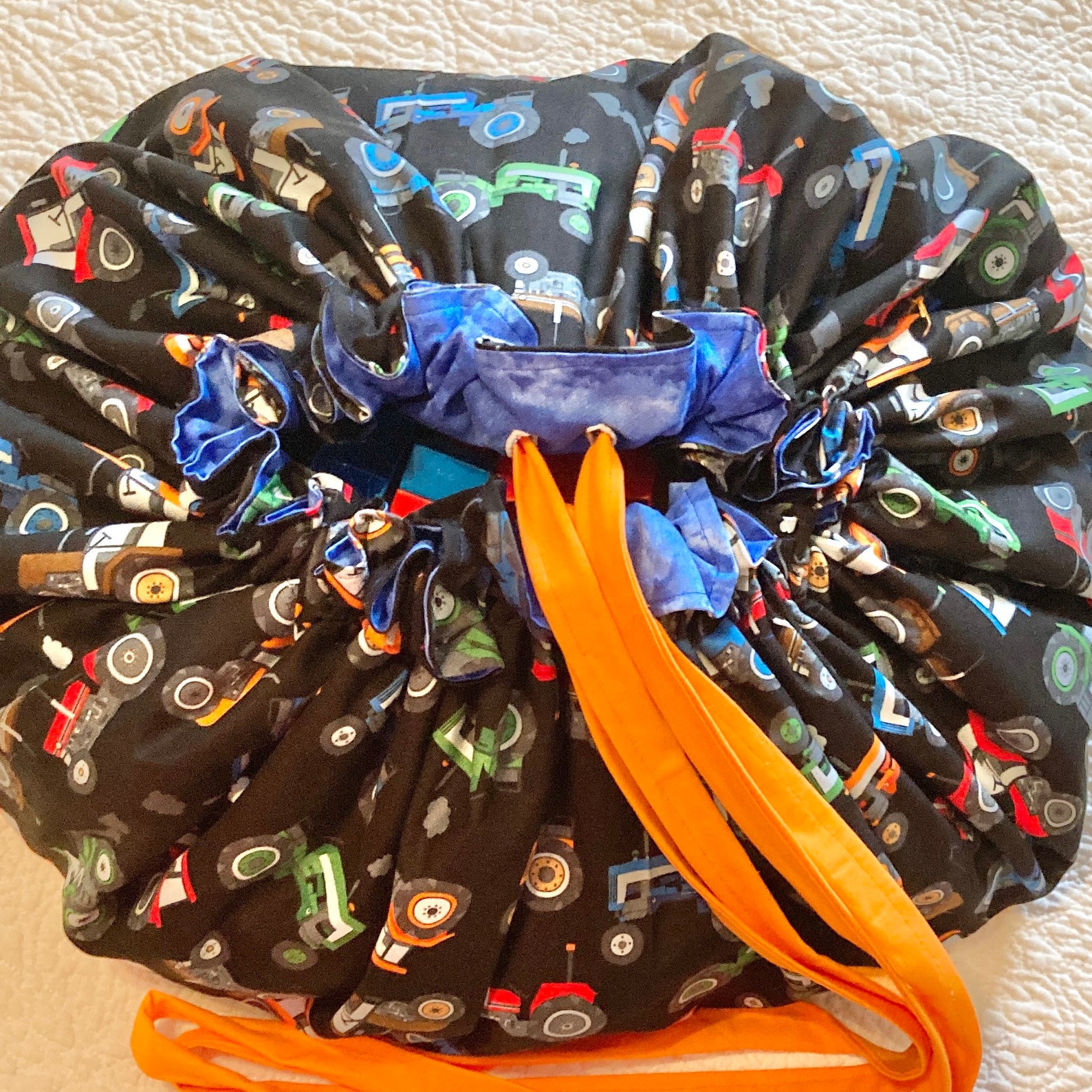 Drawstring playmat play mat bag toy storage bag play mat Etsy