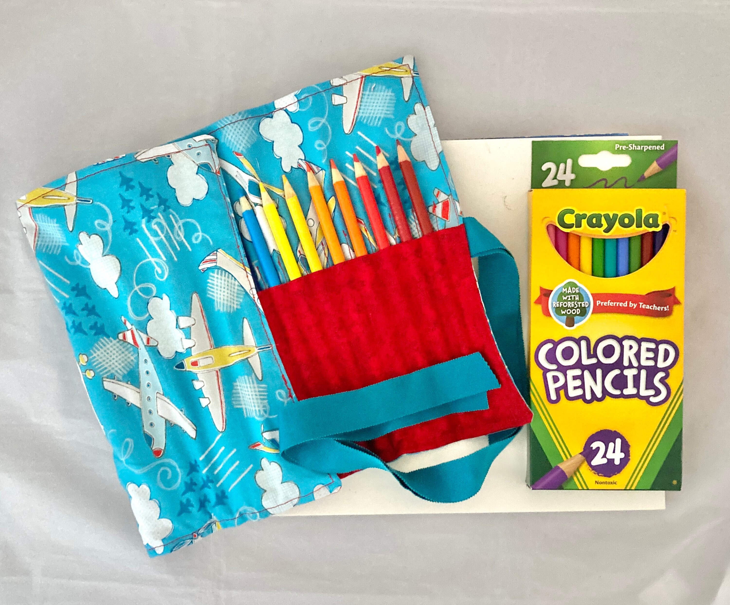 Roll up pencil case colored pencil holder colored pencil Etsy