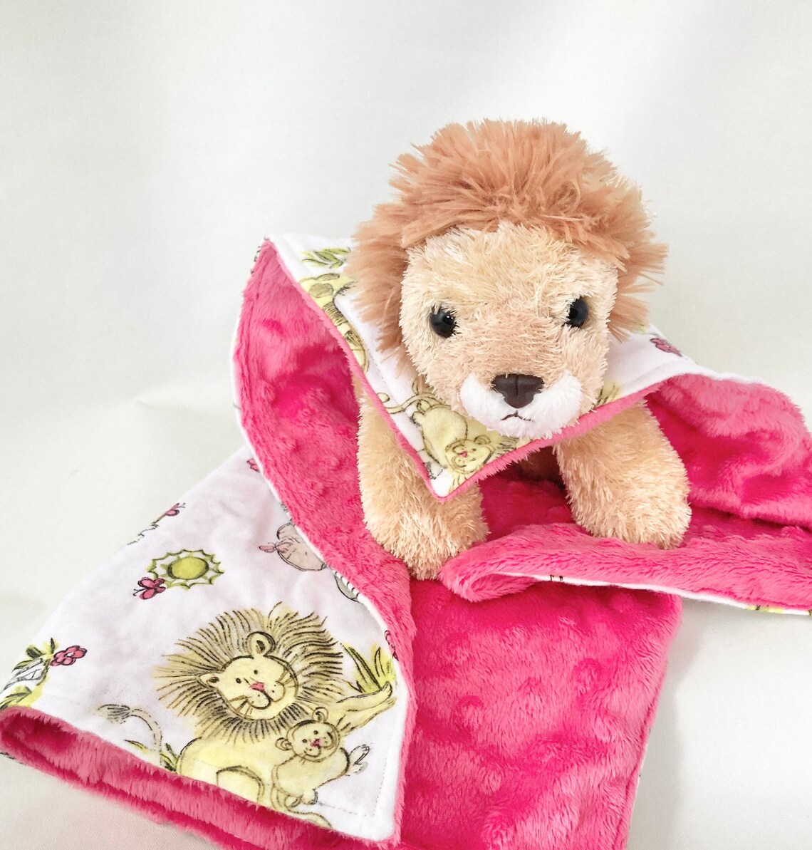 Lion Lovey Lovey for babies lovey for baby girl lovey for Etsy