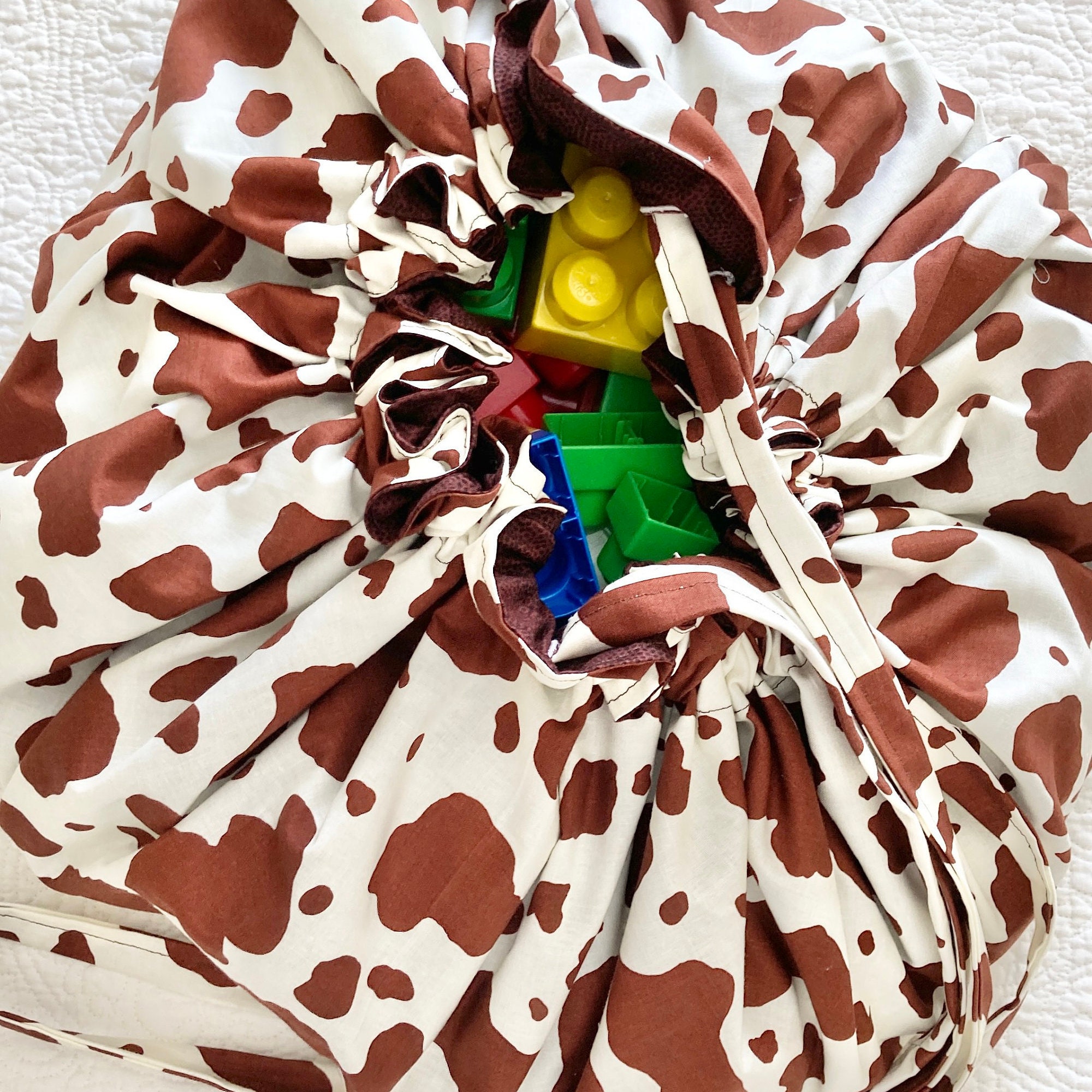 Drawstring playmat play mat bag toy storage bag playmat toy Etsy