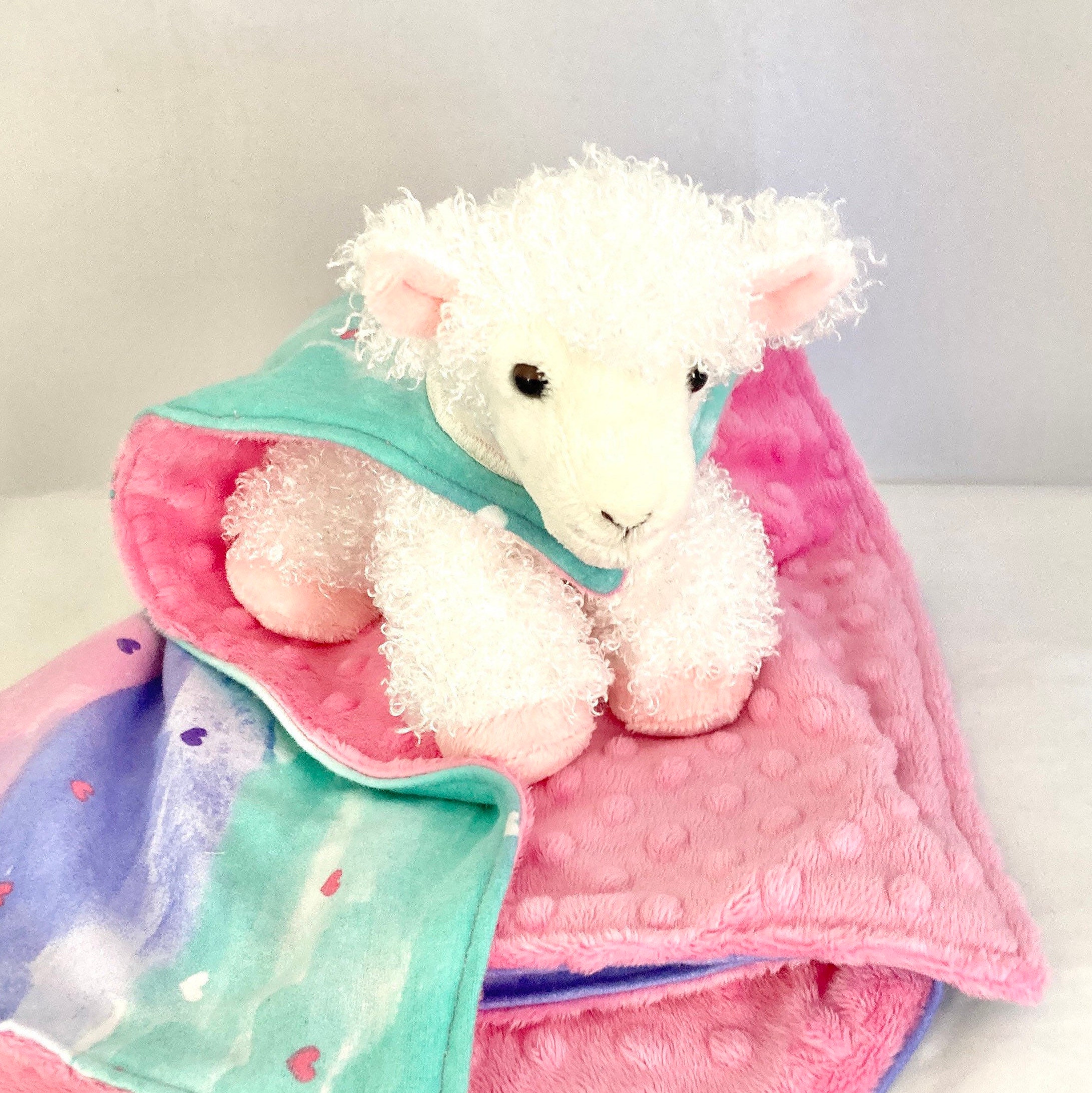 Lovey for babies lamb lovey lamb lovey blanketlovey for Etsy
