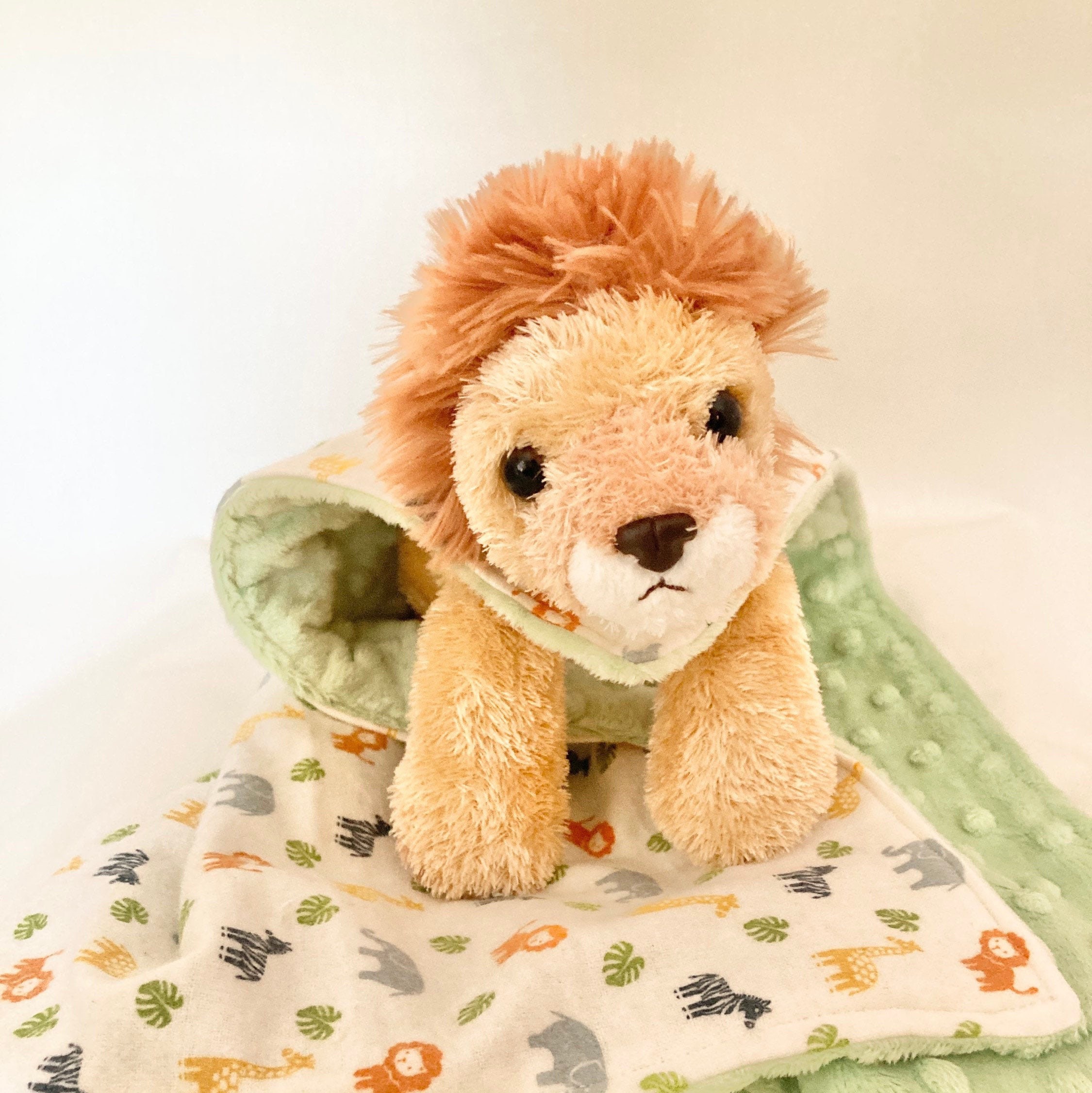 Lion Loveylion Baby Blanketlion Lovie Security Etsy UK