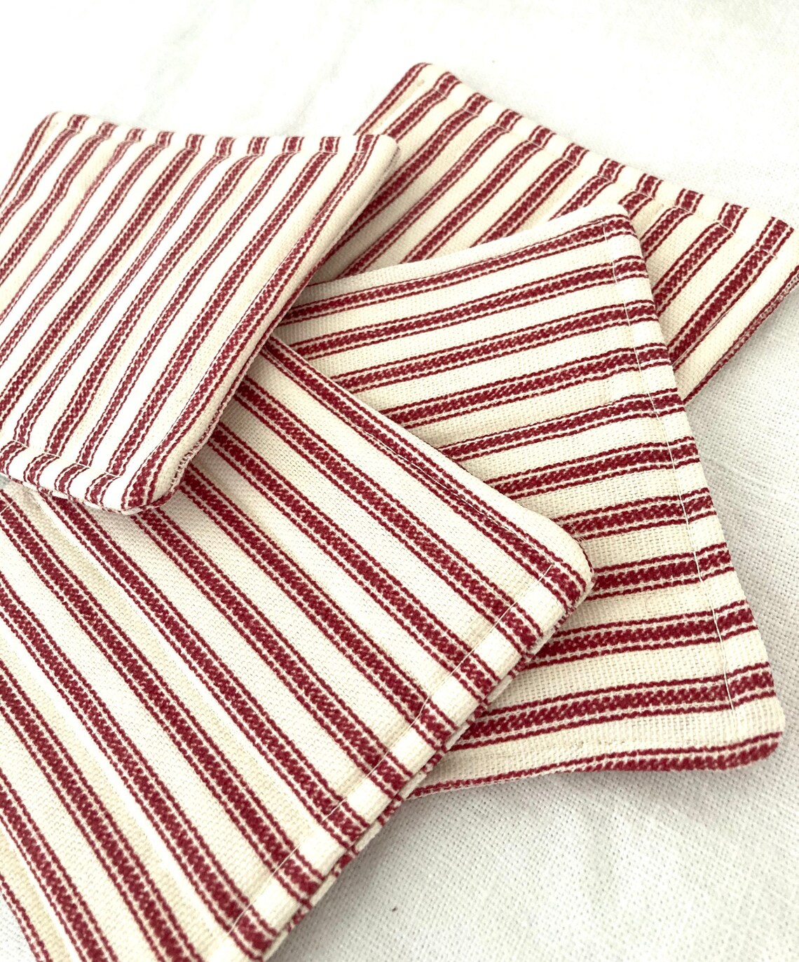 Quilted Mug Rug Fabric Coasters Quilted Coaster Set Fabric Etsy