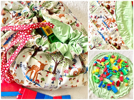 drawstring play mat
