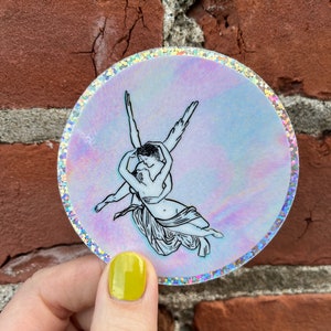 Cupid and Psyche Vinyl Sticker