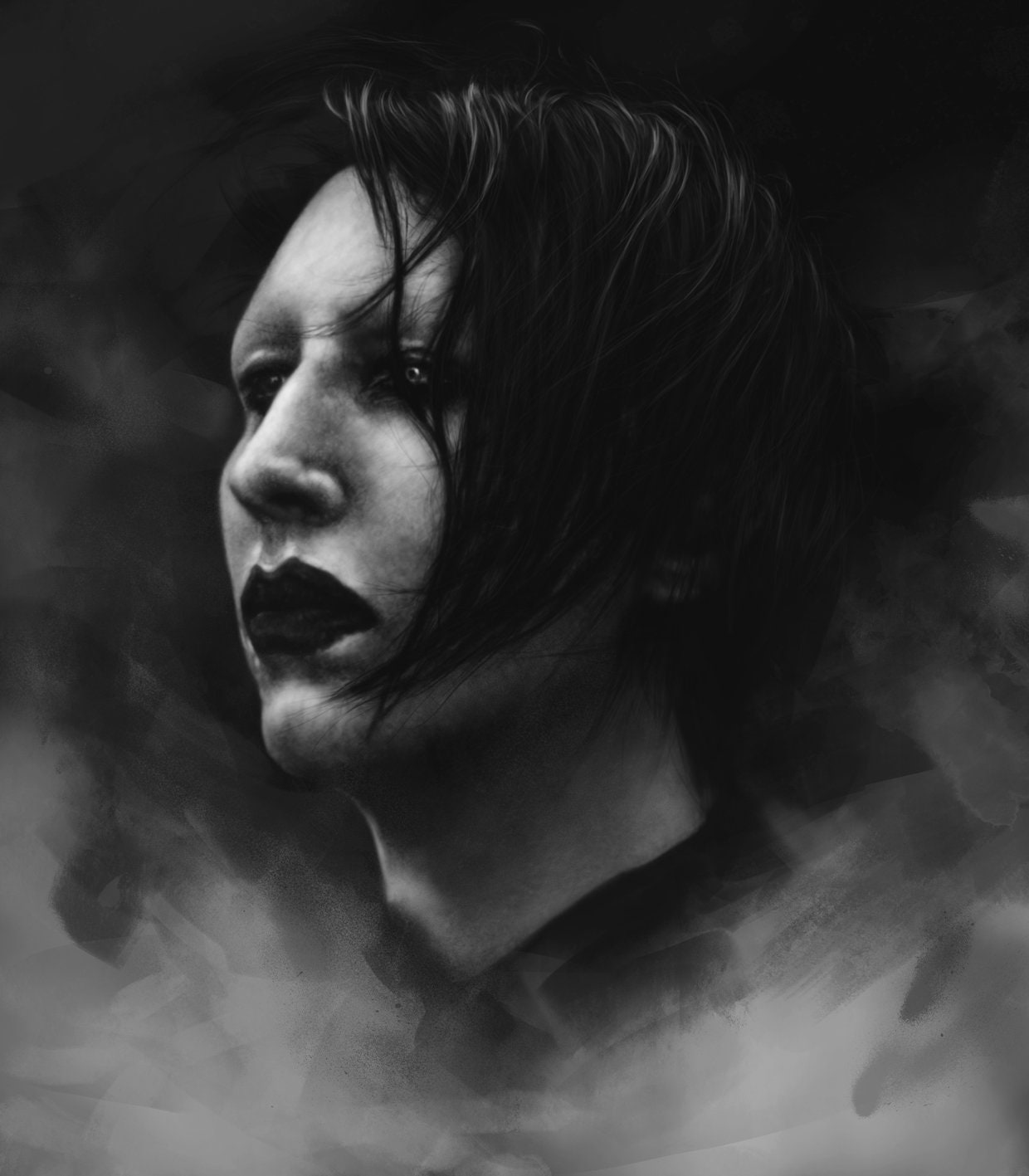 MARILYN MANSON Art Print - Etsy