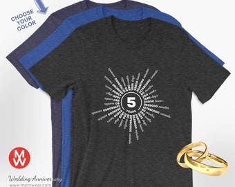 Anniversary t shirt | Etsy