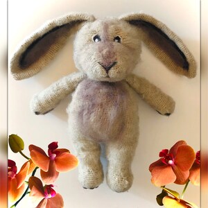 Heart animal rabbit / crochet pattern / Waldorf Art
