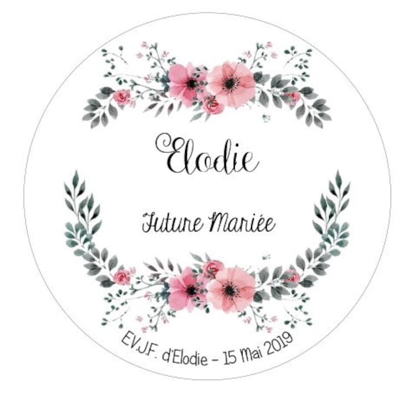 Badges enterrement de vie de jeune fille badge EVJF Etsy