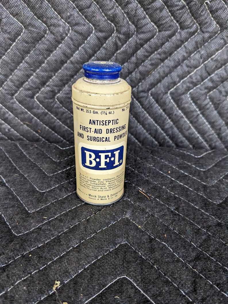Vintage BFI Antiseptic First Aid Dressing and Surgical Powder Etsy