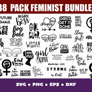Feministisches Bundle - Girl Boss, Business Owner, Boss Babe, Woman Positive, Girl Power, Goal Digger, Female, Empowerment