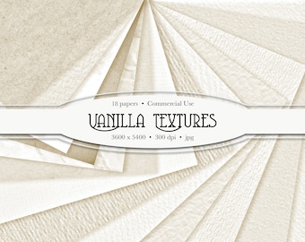 Cream Paper Textures, Vintage Parchment, Overlay (Digital Papers)