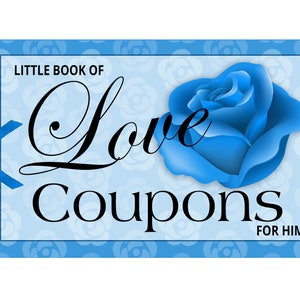 Cupones de amor para ÉL, Regalo para marido, Regalo para novio, Día libre de papá, Regalo de cumpleaños para él, Libro de cupones digital