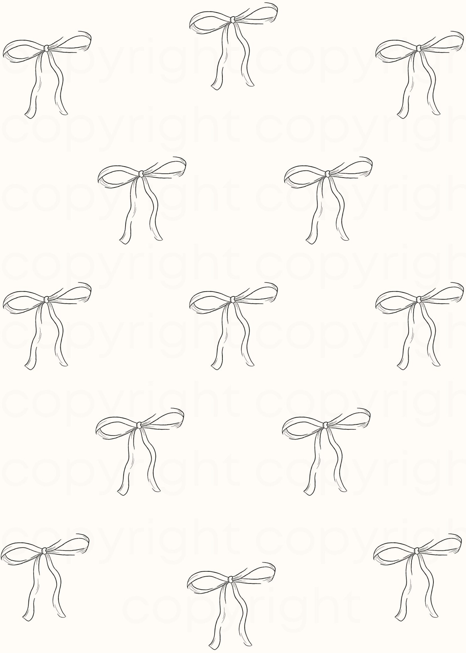 Bow Background Invitation - Etsy