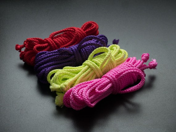 Colorful Cotton Polyester Hemp Dungeon Restraint Rope Black Red Purple Pink Rope 