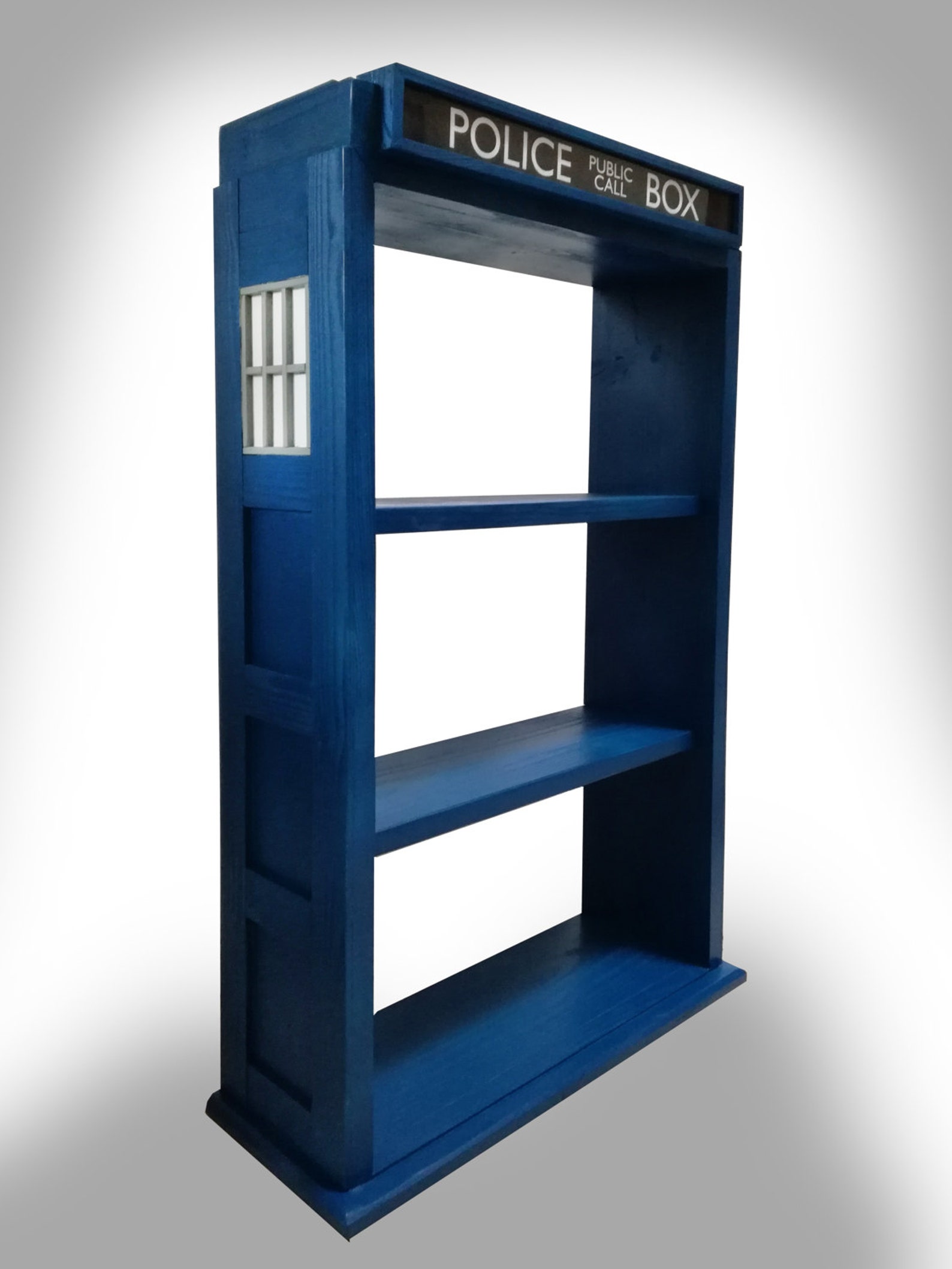 TardiS Shelf TARDIS Shelf Bookshelf Library Doctor Who Etsy