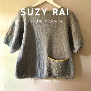 PATTERN ONLY Simple Linen Tee