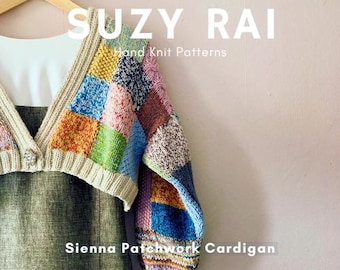 PATTERN ONLY Sienna Patchwork Cardigan