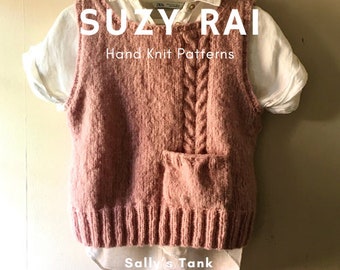 PATTERN ONLY Ladies Chunky Tank Top