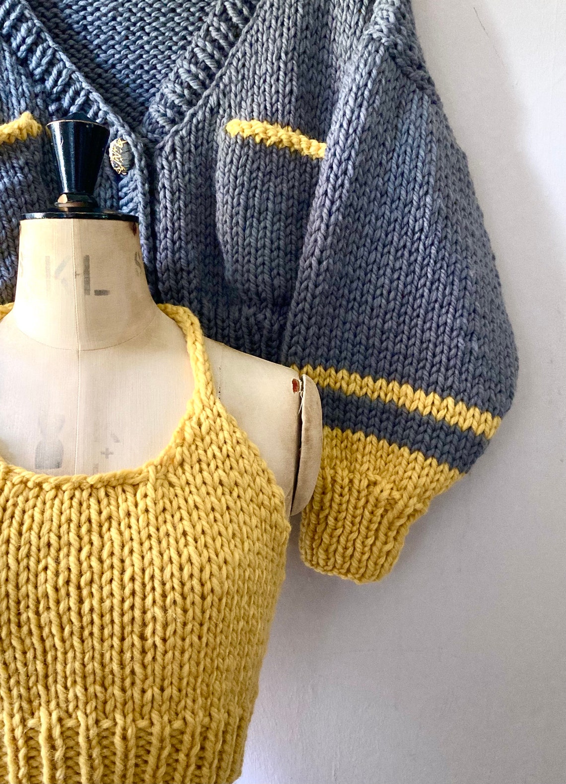 PATTERN ONLY Big Knit Twinset Etsy