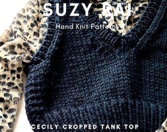 PATTERN ONLY Ladies Chunky Tank Top