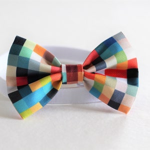 Colorful Bow Ties for Adults, Kids and Toddlers, Adjustable Necktie, Men Bow Tie, Groomsman Gift, Best Man Gift, Derby, Rainbow, Papillion
