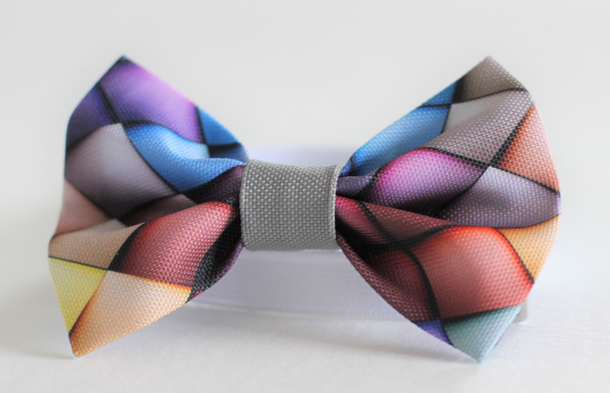 Multicolor diamonds bow ties for adults kids and toddlers. Etsy