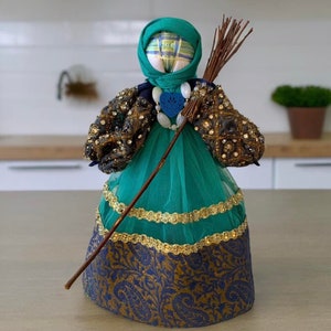 Kitchen witch doll handmade Baba yaga Luxurious Motanka Faceless doll